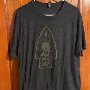 Men's Gray Graphic T-Shirt